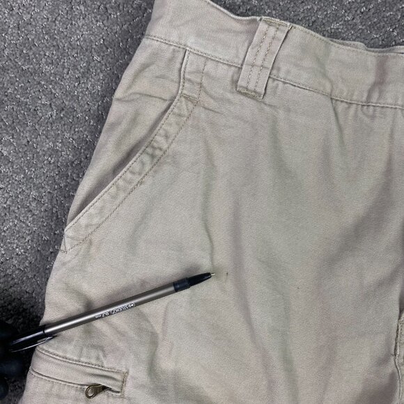 Arborwear Cago Shorts Men's 32 Canvas Cotton Khaki Hiking Outdoor Walking Walk - Picture 2 of 14